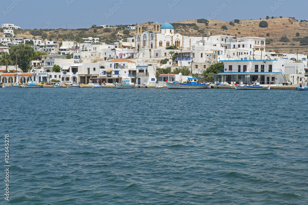 Dorf Lipsi am Meer, auf der Insel Lipsi, Dodekanes, Griechenland