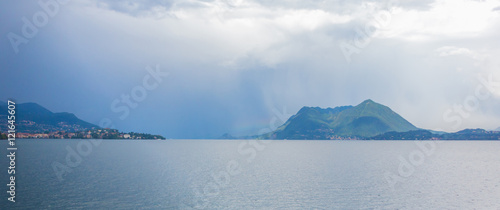 Lago Maggiore and the southern Alps