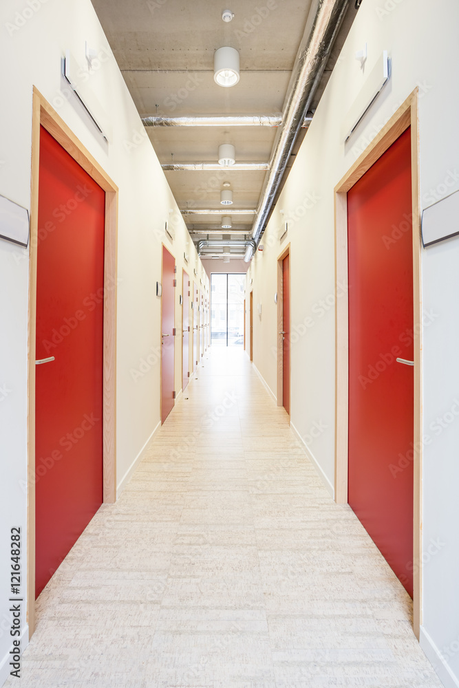 corridor in an building