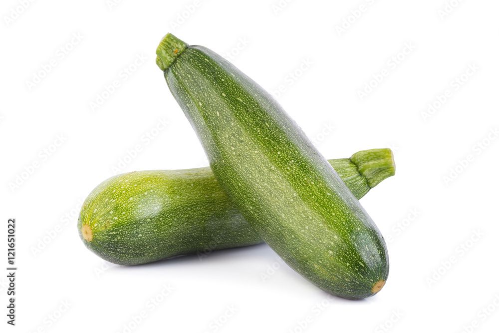 green zucchini vegetables isolated on white green zucchini vegetables isolated on white