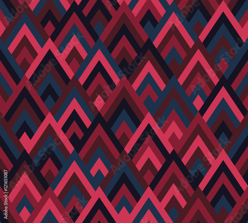 Seamless pattern rhombus style. Multicolor abstract background. Fashion ornament. Vector illustration.