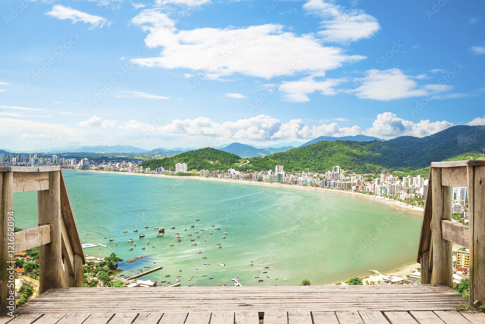 Fototapeta premium Beach landscape view 