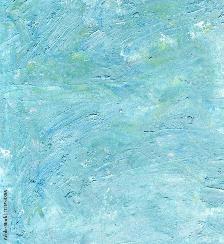 Teal blue texture with brush strokes. Abstract background