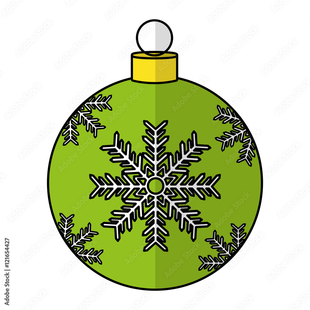 christmas ball decoration isolated icon vector illustration design christmas ball decoration isolated icon vector illustration design