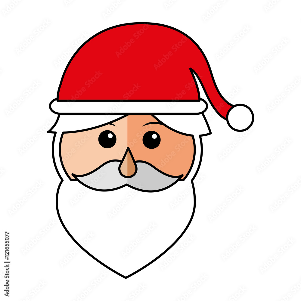 santa claus head isolated icon vector illustration design santa claus head isolated icon vector illustration design