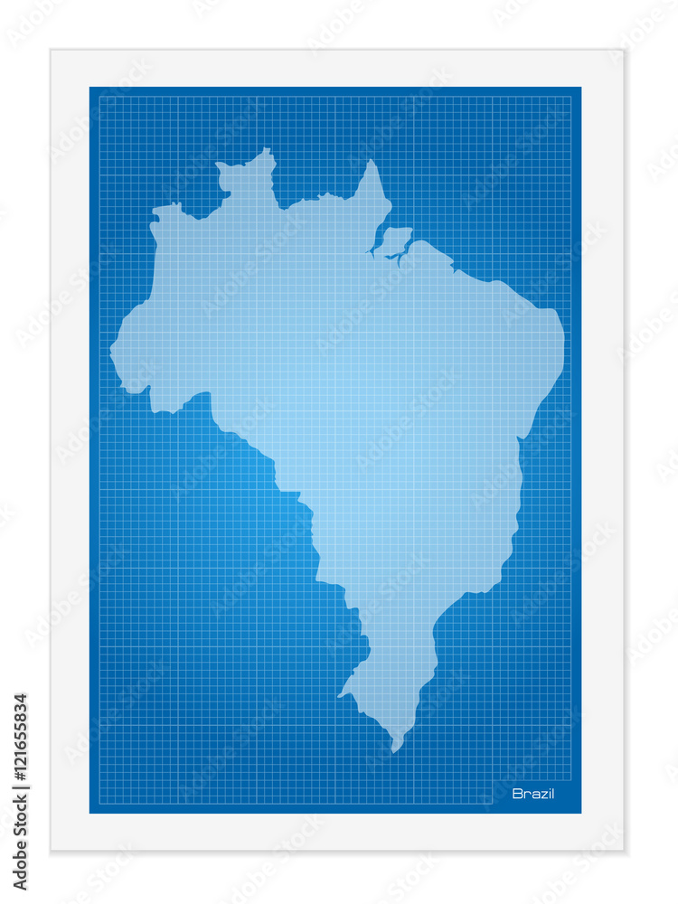 Brazil on blueprint