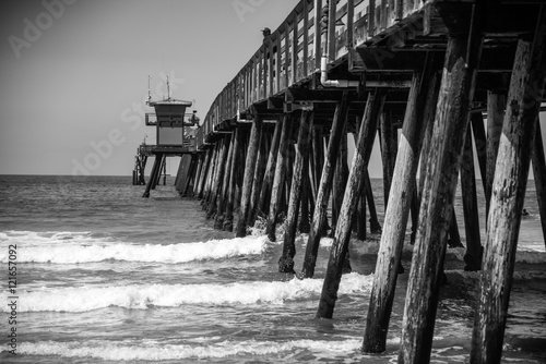 Black and White Pier