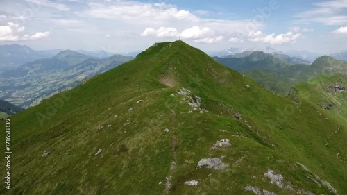 Aerial View Austria Mountain Hike Landscape Berge Luftaufnahme Alpen 10