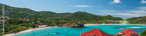 St Barth Island, Caribbean sea photo