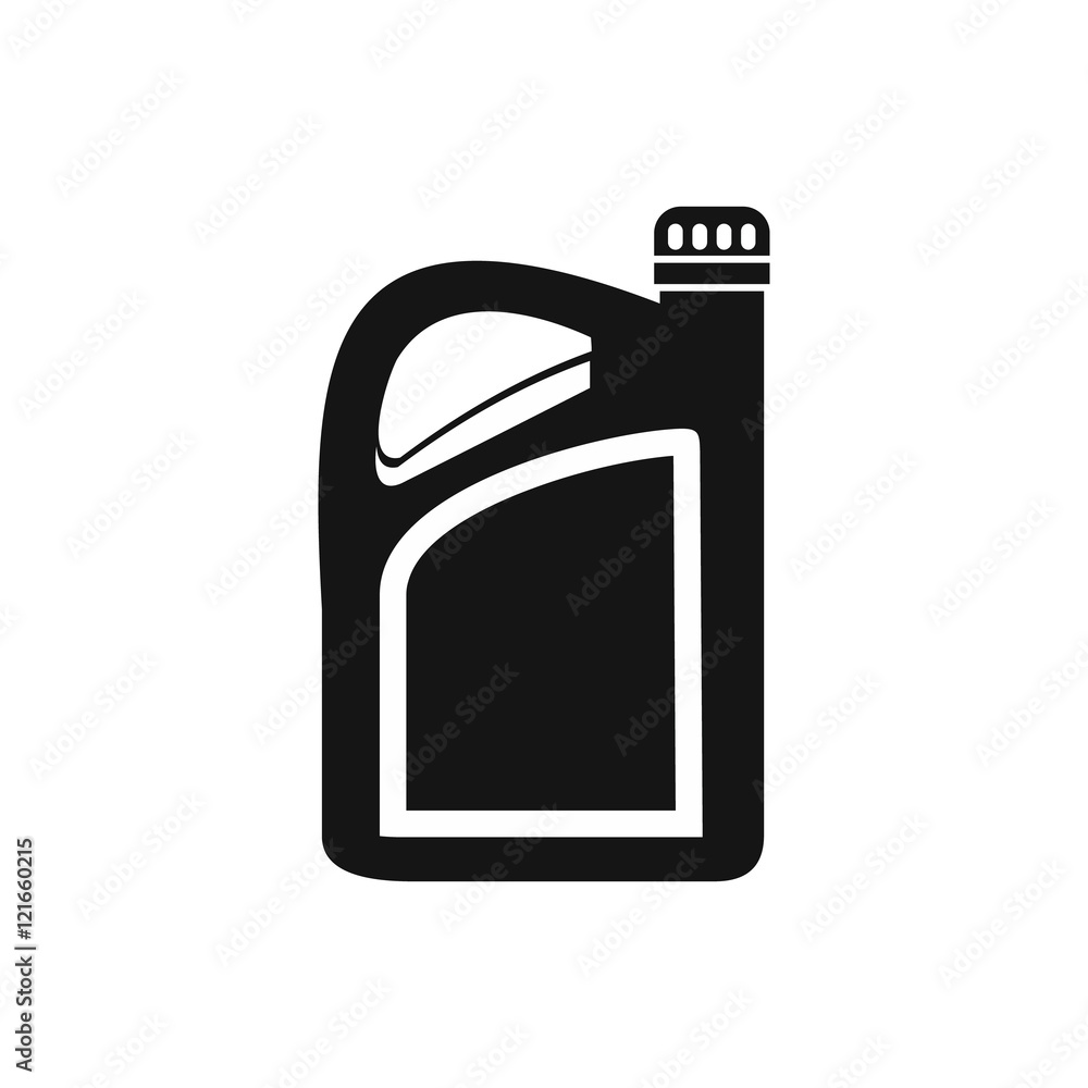 Jerrycan icon in simple style on a white background vector illustration Jerrycan icon in simple style on a white background vector illustration