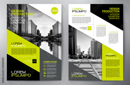 Business brochure flyer design a4 template.