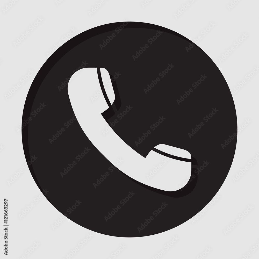 information icon - old telephone handset information icon - old telephone handset