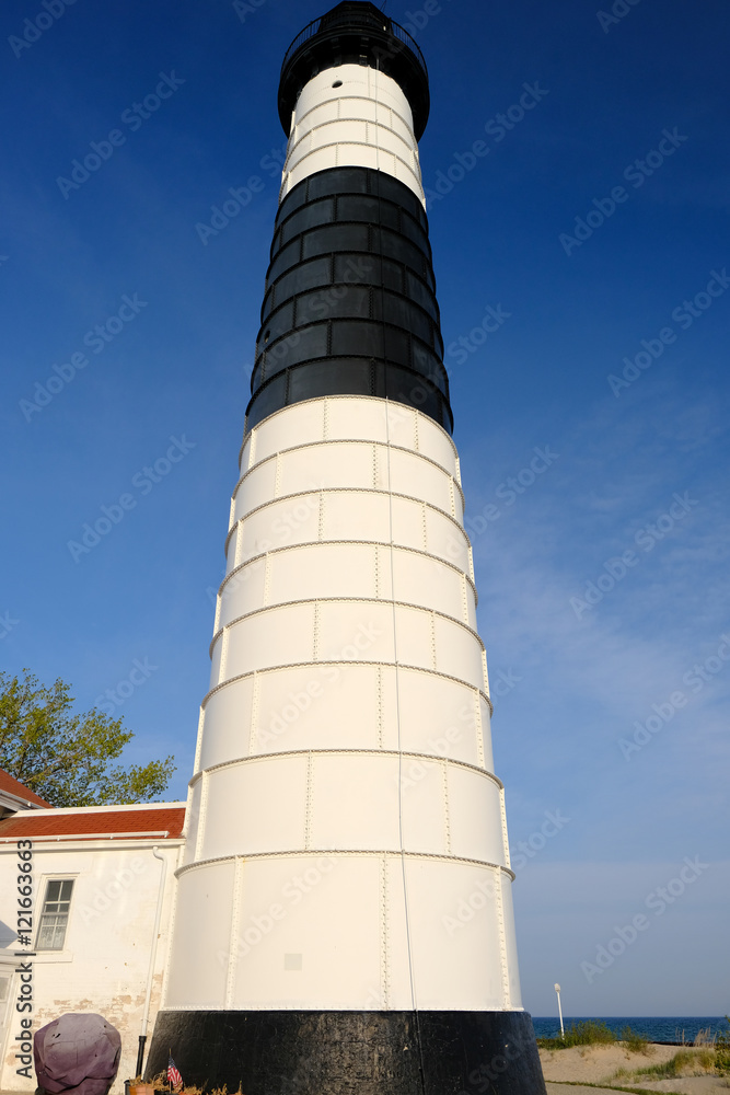 Big Sable Point Lighthouse in dunes, built in 1867 Big Sable Point Lighthouse in dunes, built in 1867
