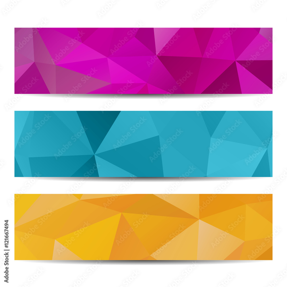Abstract geometric background with triangles. Vector illustration