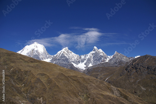 Siula, Yerupaja, Jirishanca  Cordillera Huayhuash photo