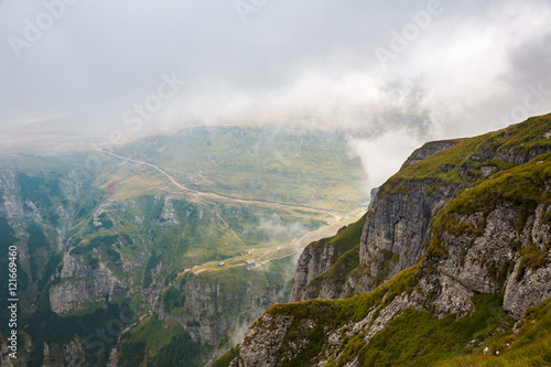 Panorama of Romanian Carpathians