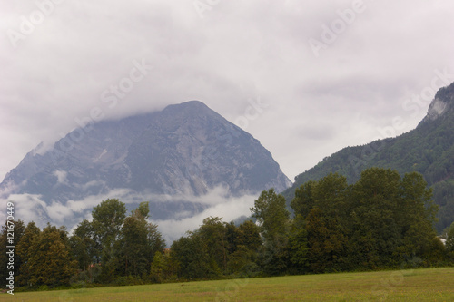 Berge im Nebel