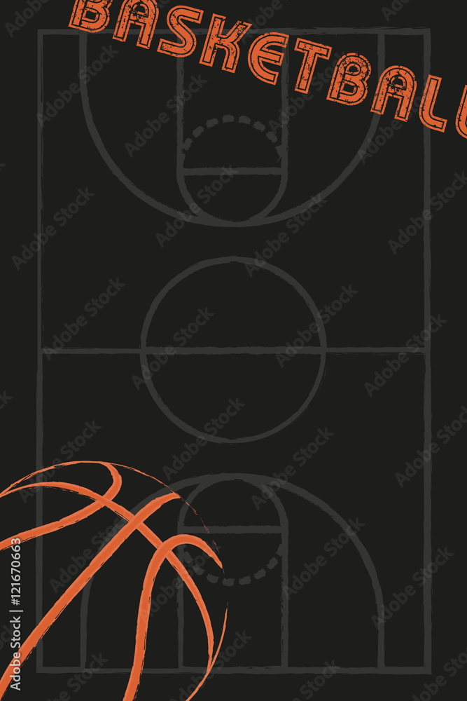 Obraz premium Basketball background