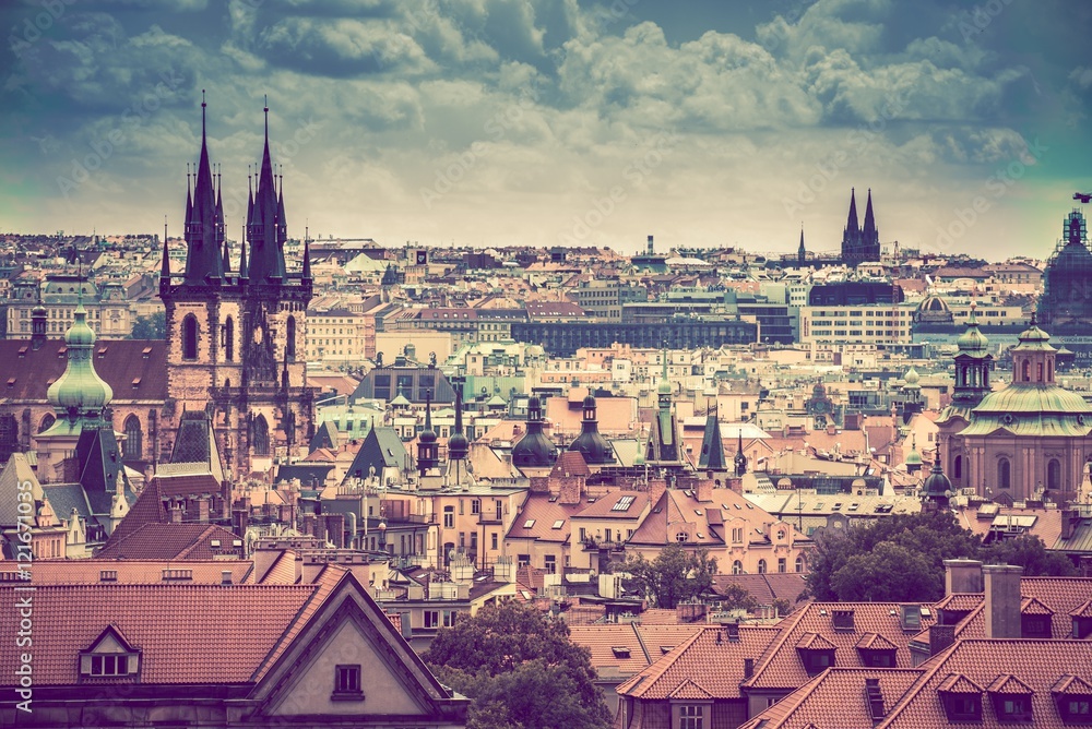Prague Cityscape Panorama