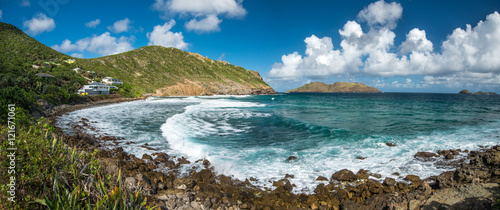 Saint Barthelemy island, Caribbean sea