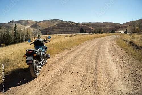 Motorcycle Road to Mine