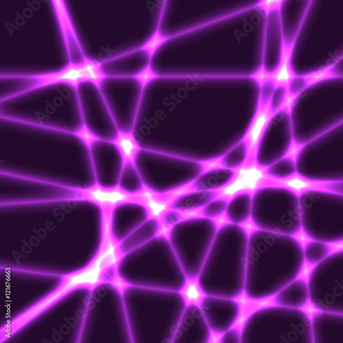 Very dark background with purple blured laser rays © ledinka