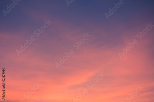 Colorful sky after the sunset. Natural Sky Background. © ampcool
