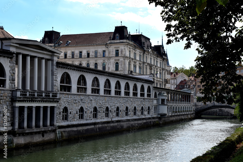 Fototapeta premium Old town Ljubljana