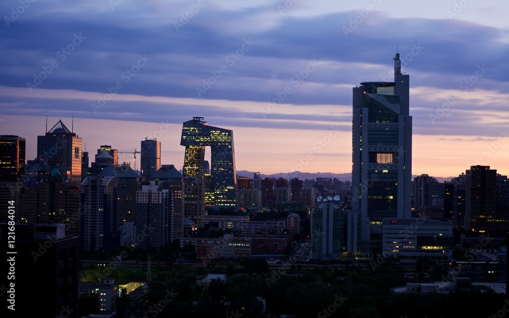 Fototapeta premium Beijing at Dusk