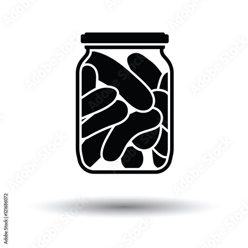 Canned cucumbers icon
