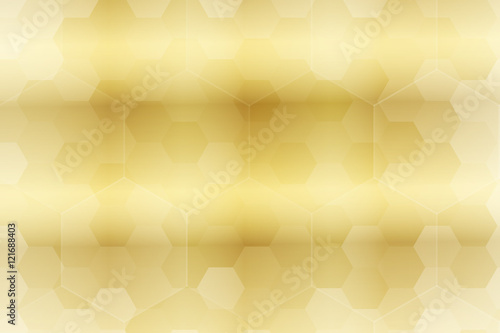 gold color hexagon background. vector. geometric pattern.