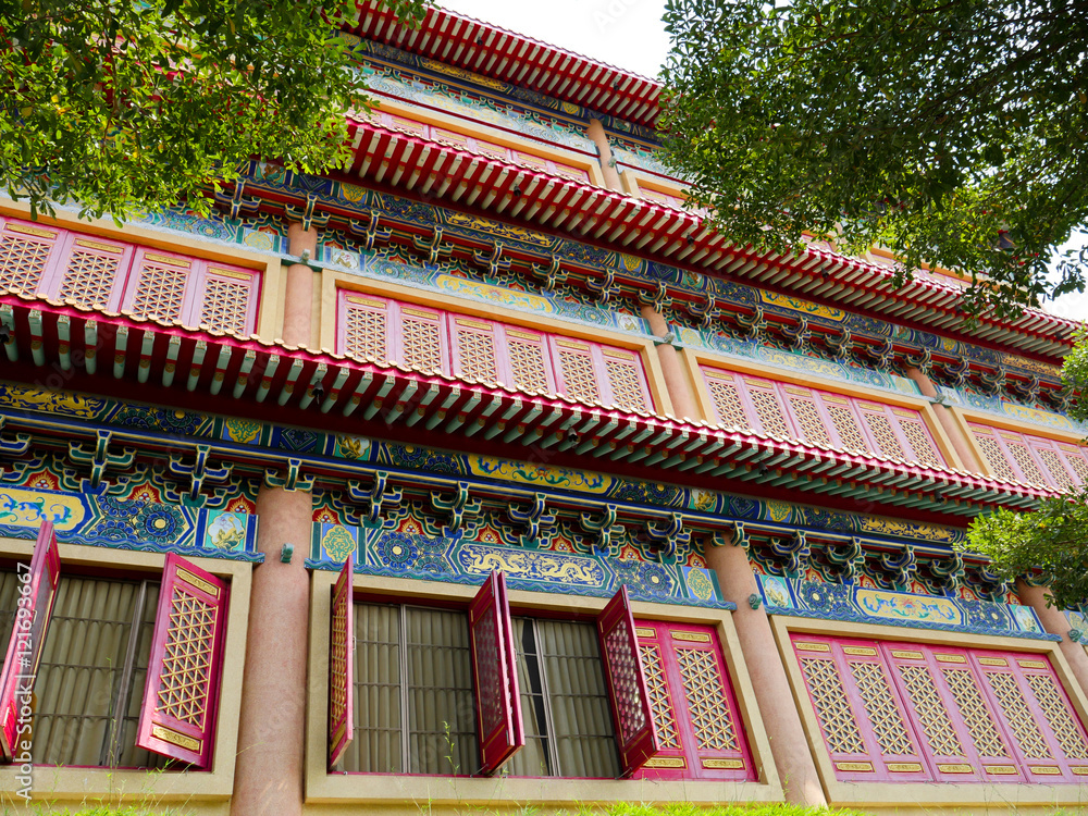 Window Temple Chinese Style