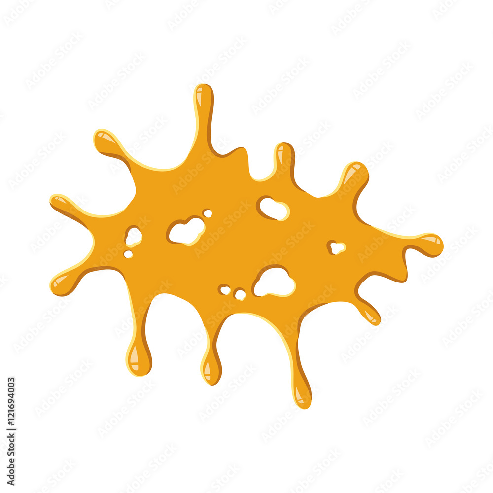 Big honey stain icon isolated on white background. Product symbol Big honey stain icon isolated on white background. Product symbol
