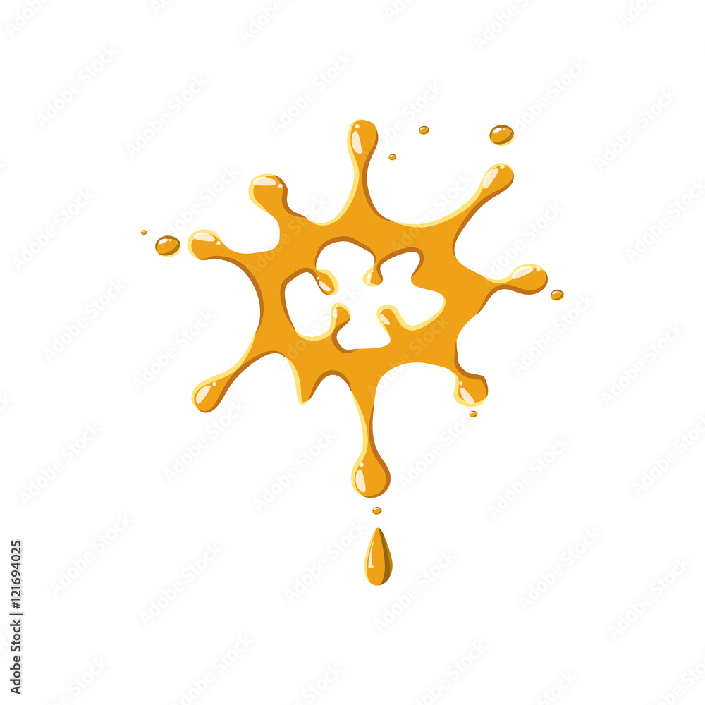 Large drops of honey icon isolated on white background. Product symbol Large drops of honey icon isolated on white background. Product symbol
