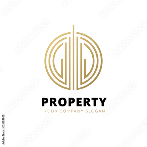 Property and Real estate logo template.