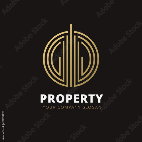 Property and Real estate logo template.