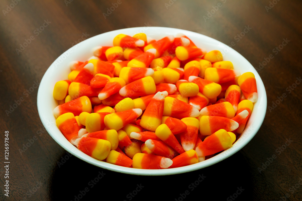 Large bowl of candy corn Large bowl of candy corn