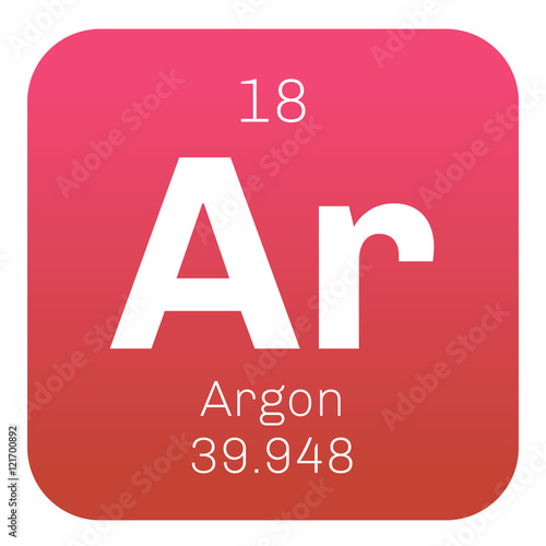 Argon chemical element