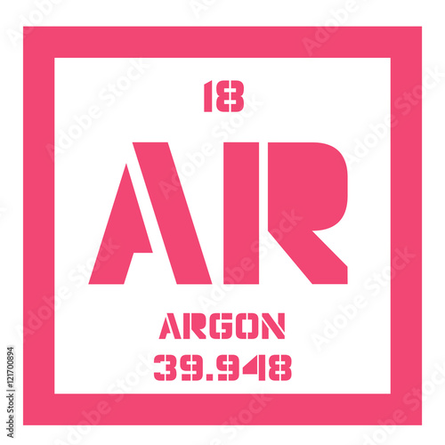 Argon chemical element
