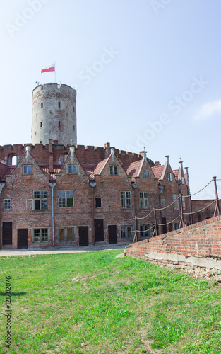 Gdansk, Poland, August 27, 2016: Wisloujscie Fortress - Polish historic fort.