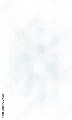 white gold color hexagon banner. vector illustration for design.