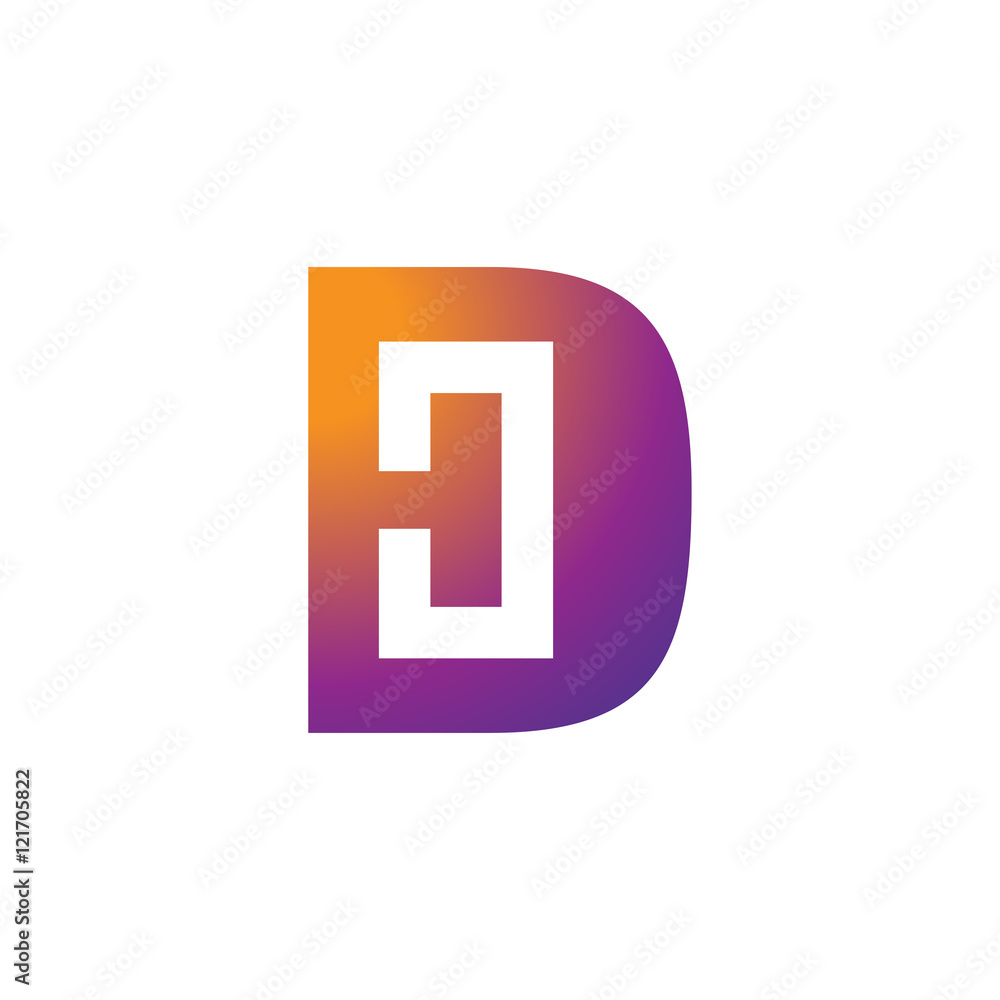 Letter D and H monogram logo Letter D and H monogram logo
