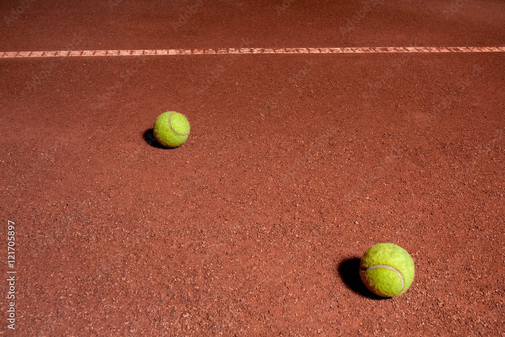 two tennis ball