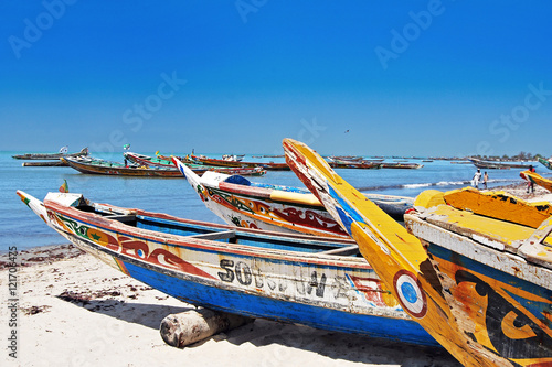 Pirogues de pêche, Sénégal.