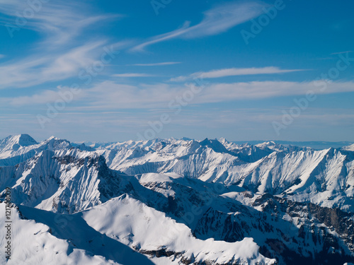 Snowy Mountains in the Swiss Alps © RegenerationX