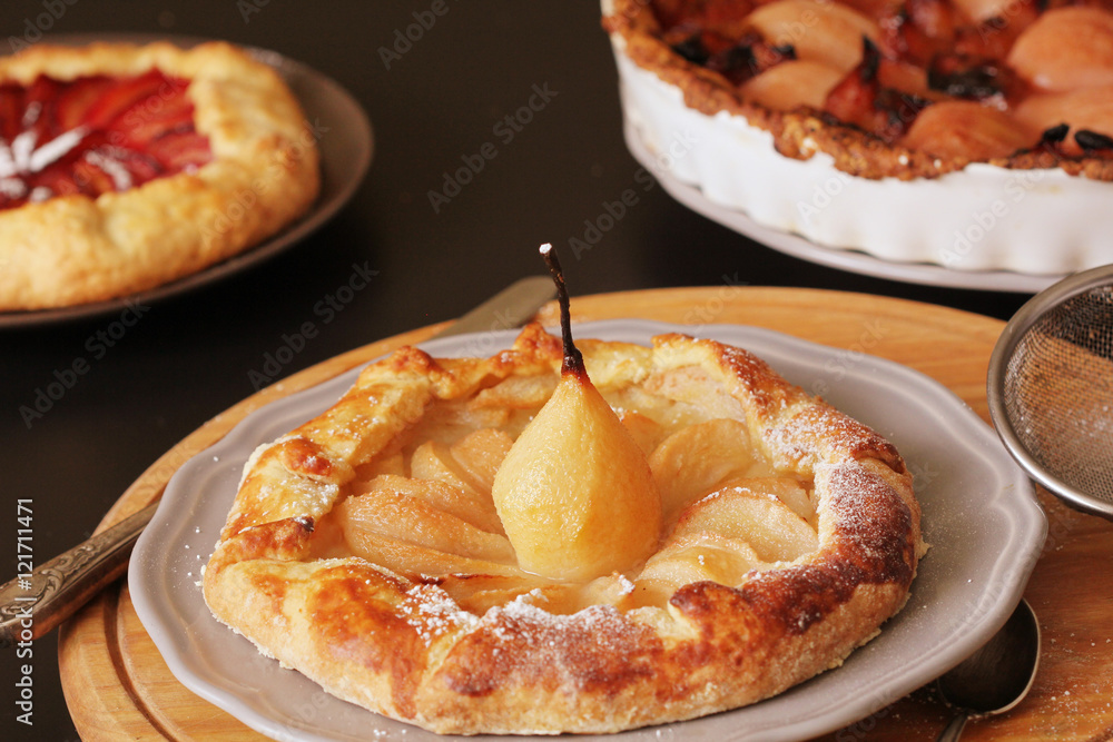 fresh pear galette fresh pear galette