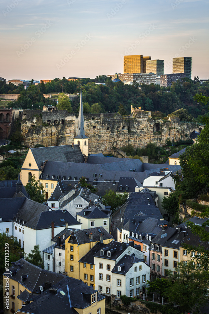 Obraz premium Cty of Luxembourg