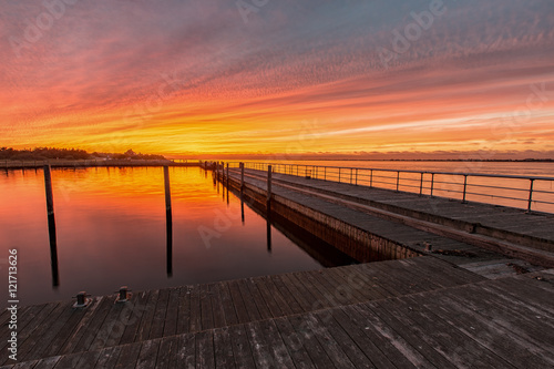 Robert Moses Boat Basin sunset