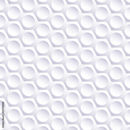 Abstract Hexagons Mosaic Background