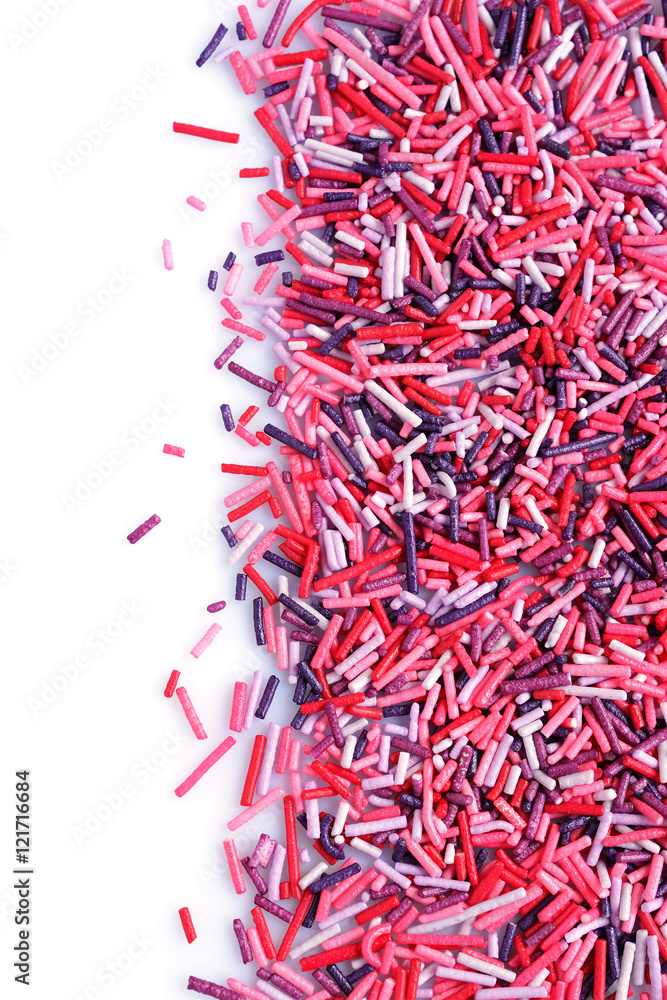 Colorful sugar sprinkle dots Colorful sugar sprinkle dots